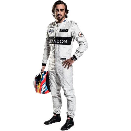 Costume Formual 1 Racing Fernando Alonso Mclaren 2016