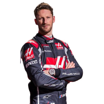 Formula 1 Race Suit Replica Romain Grosjean Haas 2018