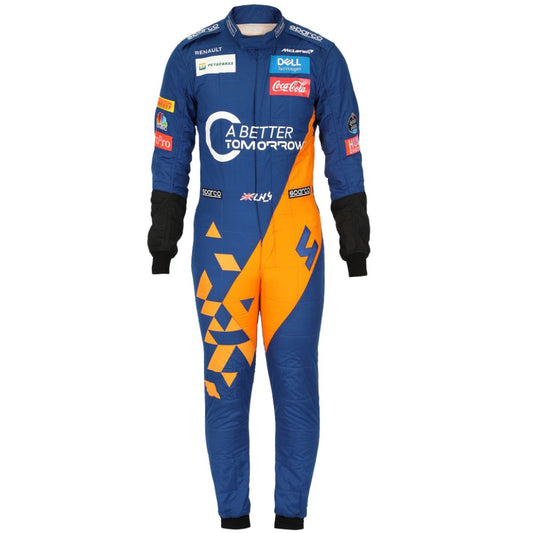 Costume Replica F1 Race Lando Norris Mclaren 2019