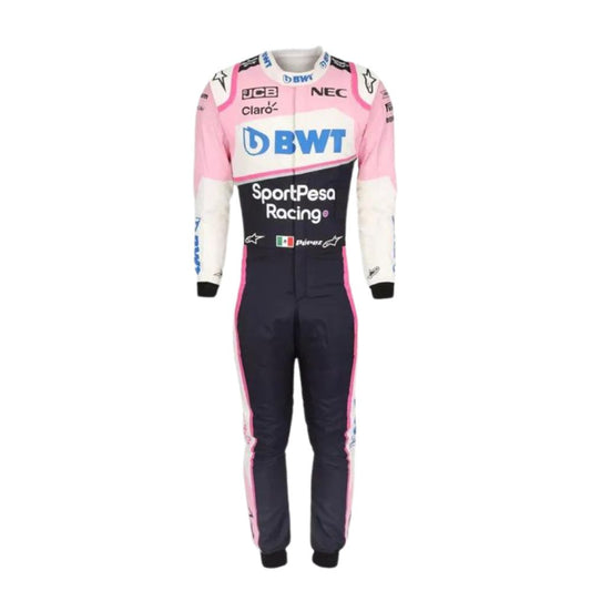 Costume Replica F1 Race Sergio Perez Racing Point 2019