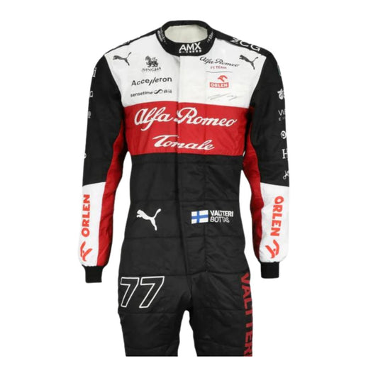 Costume  2022 F1 Race Valtteri Bottas Alfa Romeo