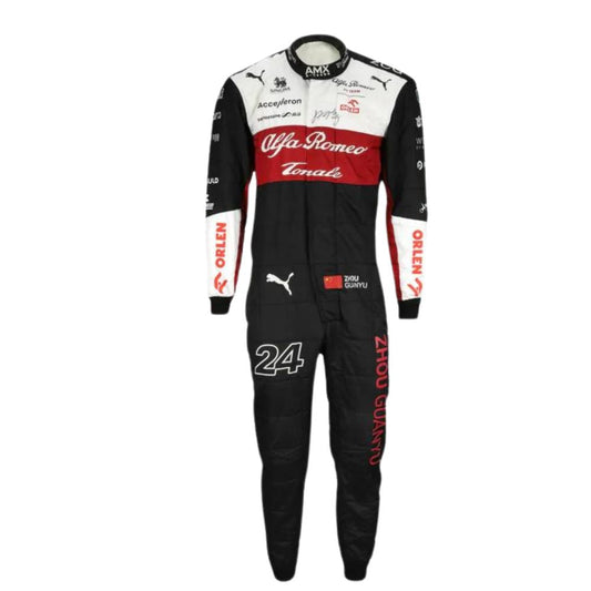 Costume  2022 F1 Race Zhou Guanyu Alfa Romeo