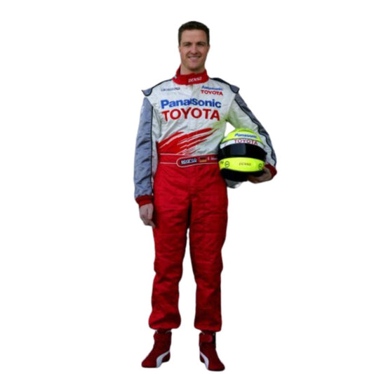 Toyota:Ralf Schumacher F1 Race Suit 2005s